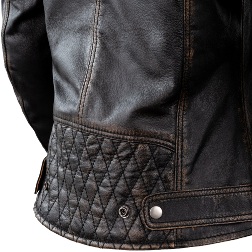 Kurtka motocyklowa skórzana damska REBELHORN HUNTER PRO LADY VINTAGE BLACK